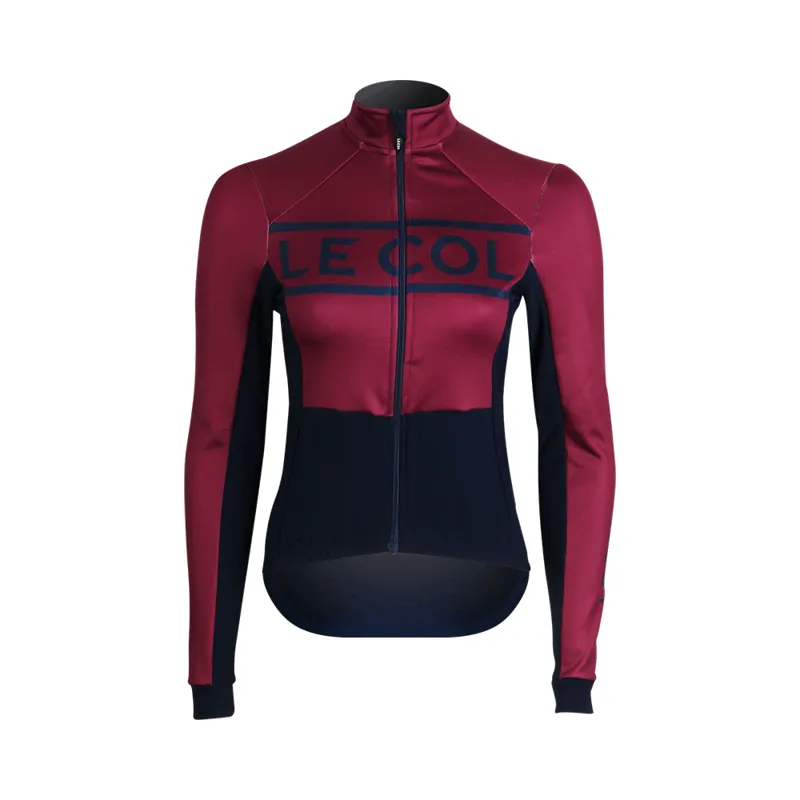 Le Col WOMENS SPORT Winter Cycling Jacket : Plum / Navy