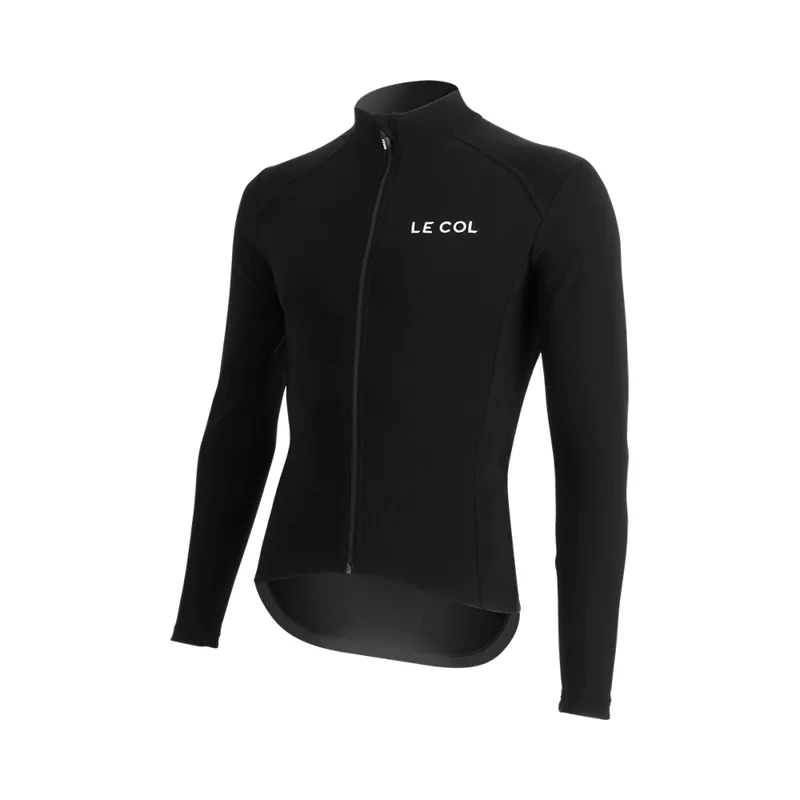 Le Col PRO Aqua Zero Thermal Long Sleeve Cycling Jersey in Black