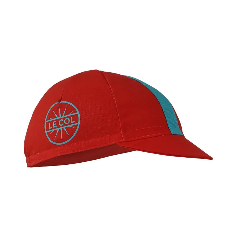 Le Col Cotton Cycling Cap : Carmine Red