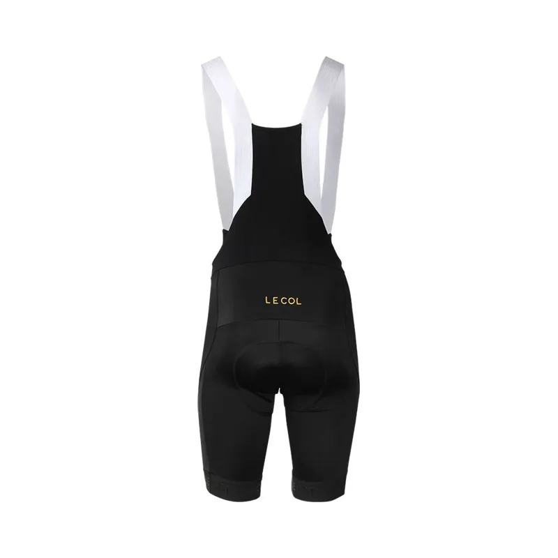 Le Col Hors Categorie Limited GOLD Edition Cycling Bibshorts : Black-2