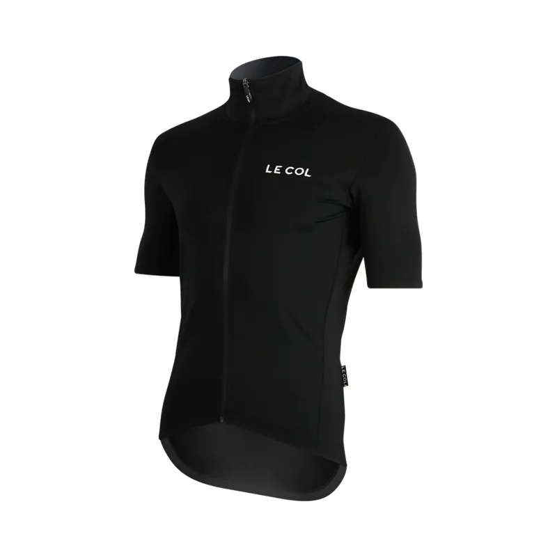 Le Col Therma Jersey : Short Sleeve WindTex Cycling Jersey : BLACK