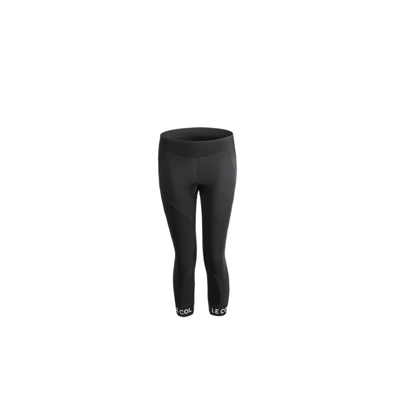Le Col Sport 3/4 Ladies Shorts : Black-1