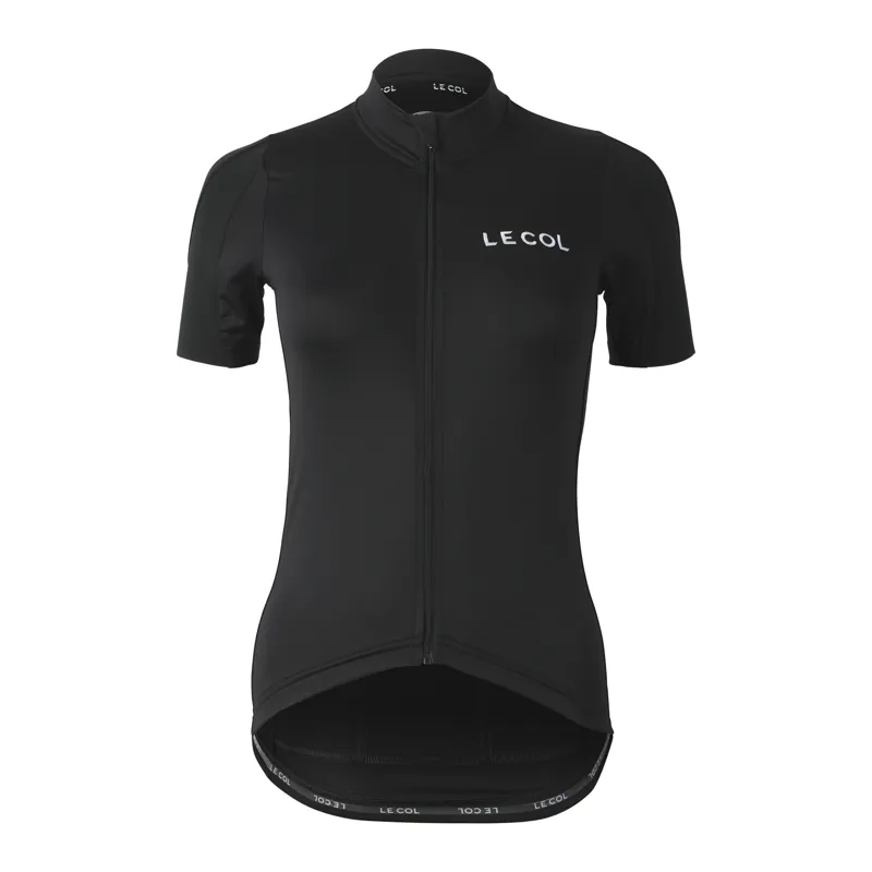 Le Col Womens PRO Short Sleeve Cycling Jersey : Black