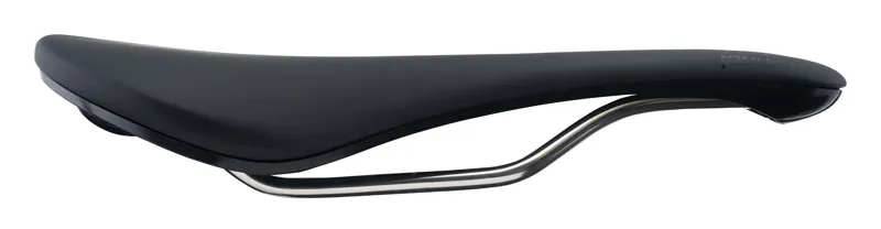 Fabric LINE WIDE Shallow Saddle : RACE : 142mm : Black / Black-2