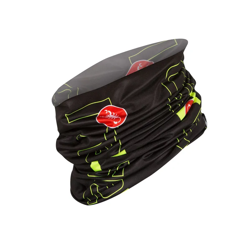 Castelli LW Head Thingy : Black / Yellow Fluo