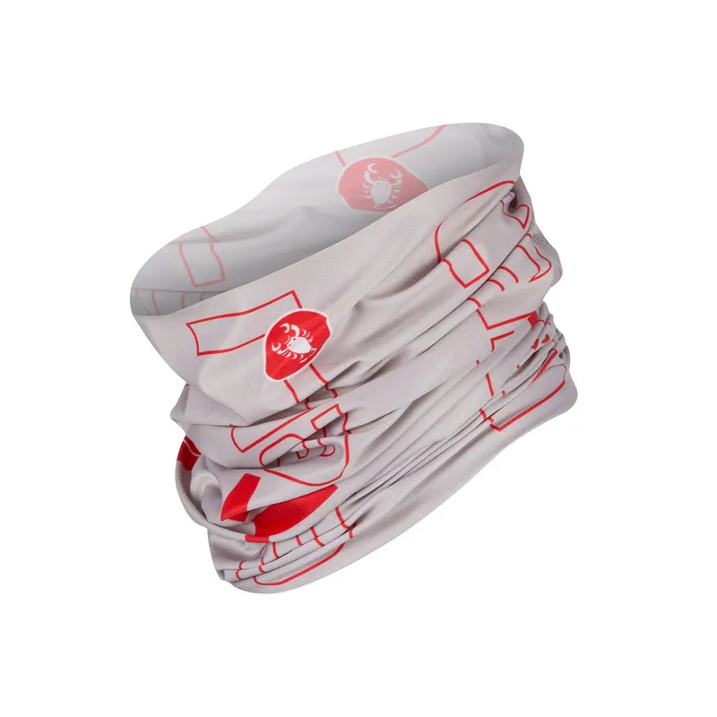 Castelli LW Head Thingy : Luna Grey / Red