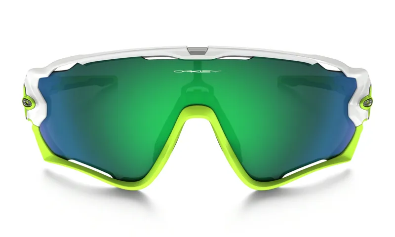 Oakley Jawbreaker : Polished White with Jade Iridium Lens-1