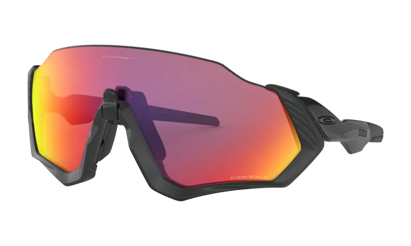 Oakley Flight Jacket in Black with Prizm Road Lens
