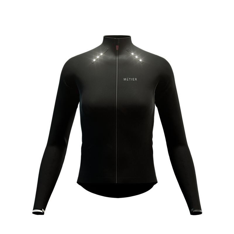 Metier Beacon Womens Cycling Jacket : Black-1