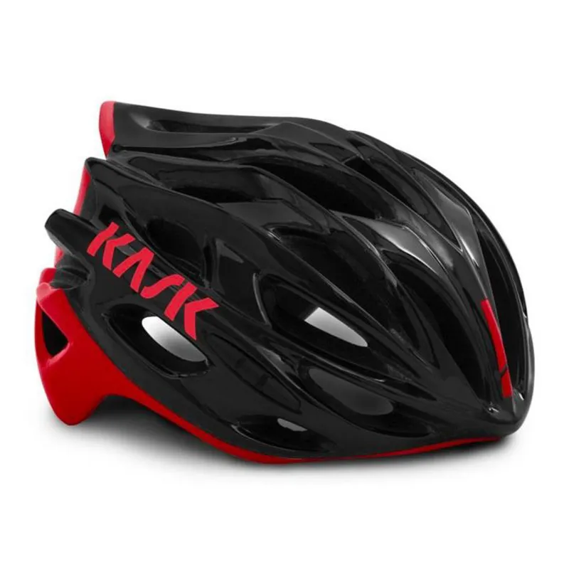 Kask Mojito X Road Cycling Helmet in Black and Red
