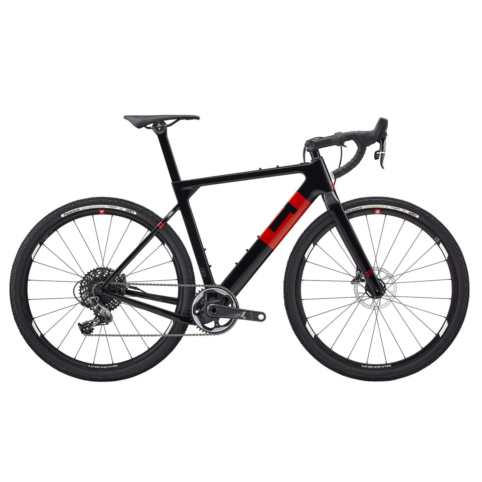 3T Exploro TEAM Complete All-Road Gravel Bike Force 1x Black