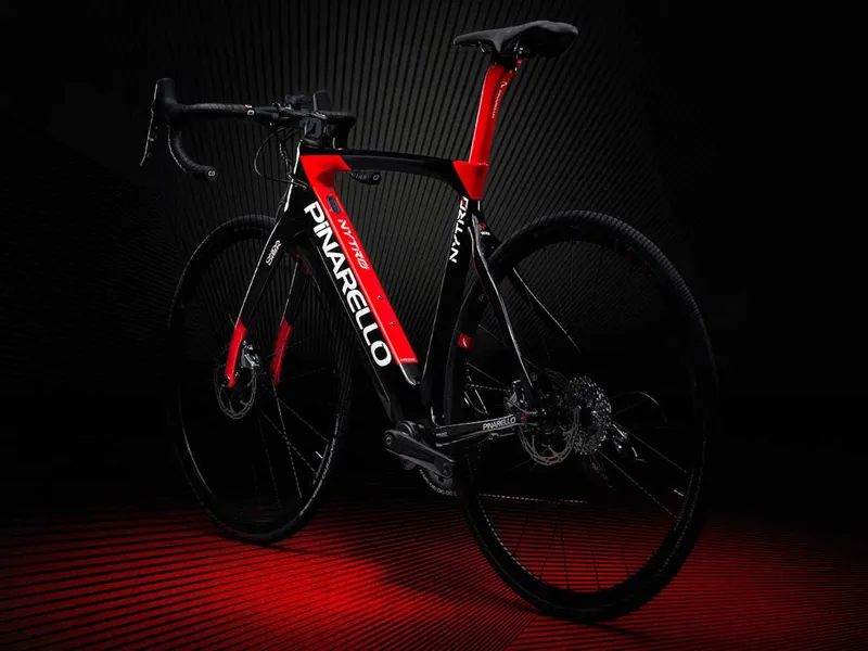 Pinarello Nytro Electric eRoad Bike in Black Red 936 Sram Force