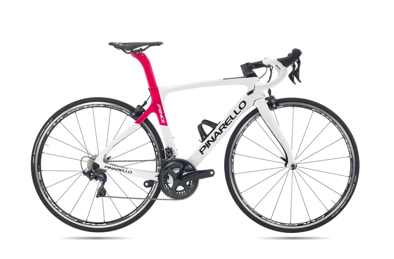 White and hot sale pink bike