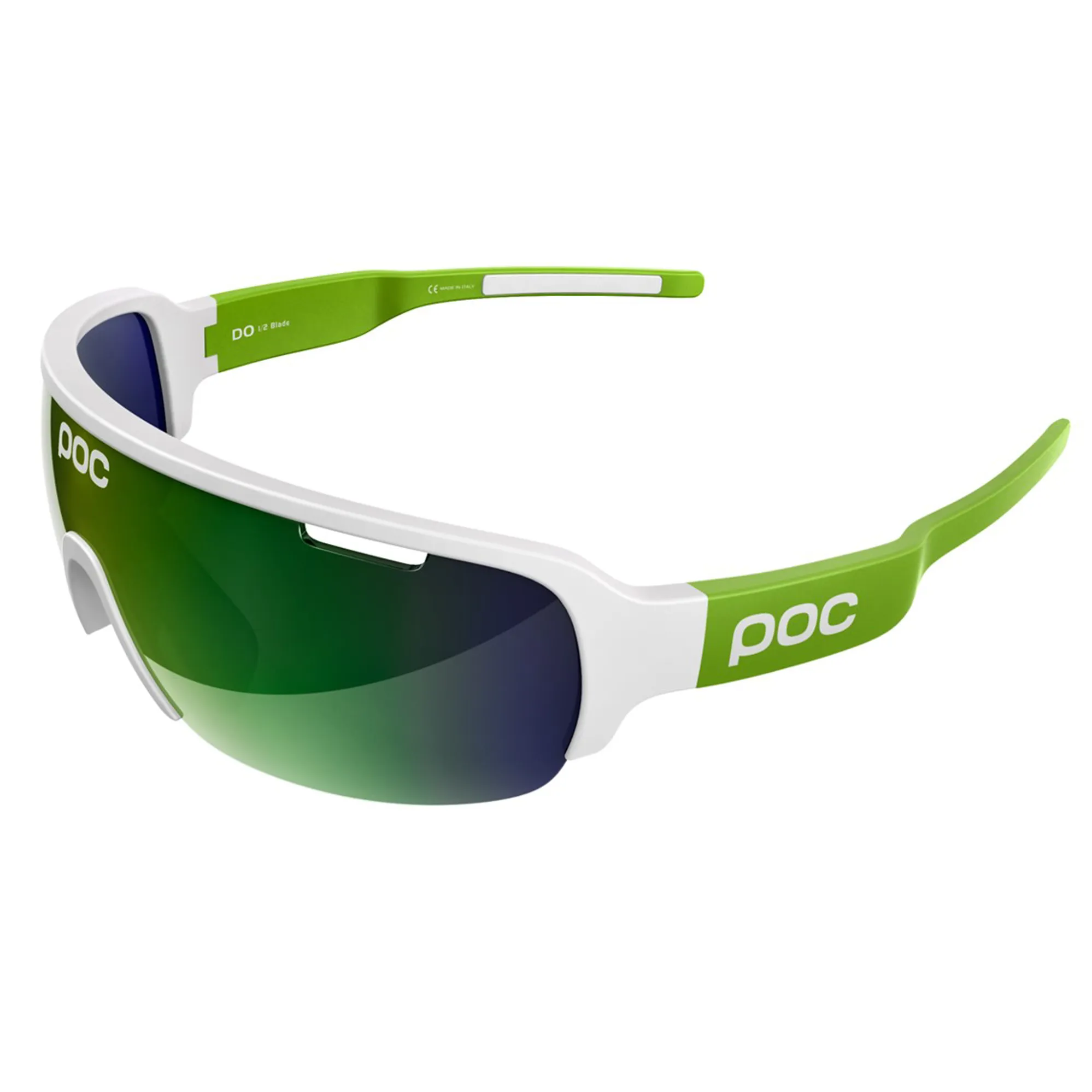 POC DO Half Blade Sunglasses Hydrogen White/Cannon Green