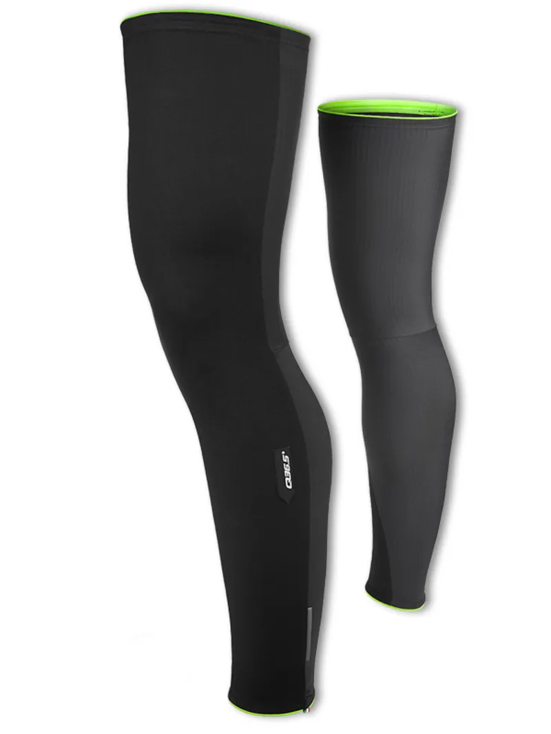 Q36.5 UF Hybrid Shell Leg Warmer : Pre-shape : Black