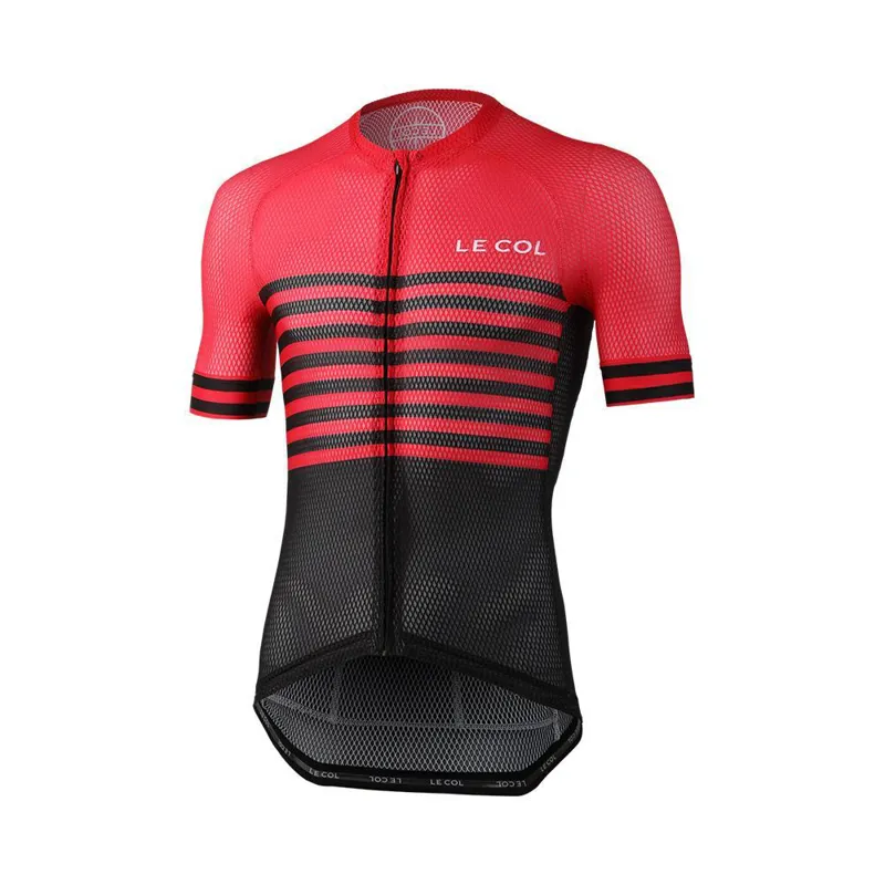 Le Col PRO AIR Short Sleeve Cycling Jersey Discovery Black Red