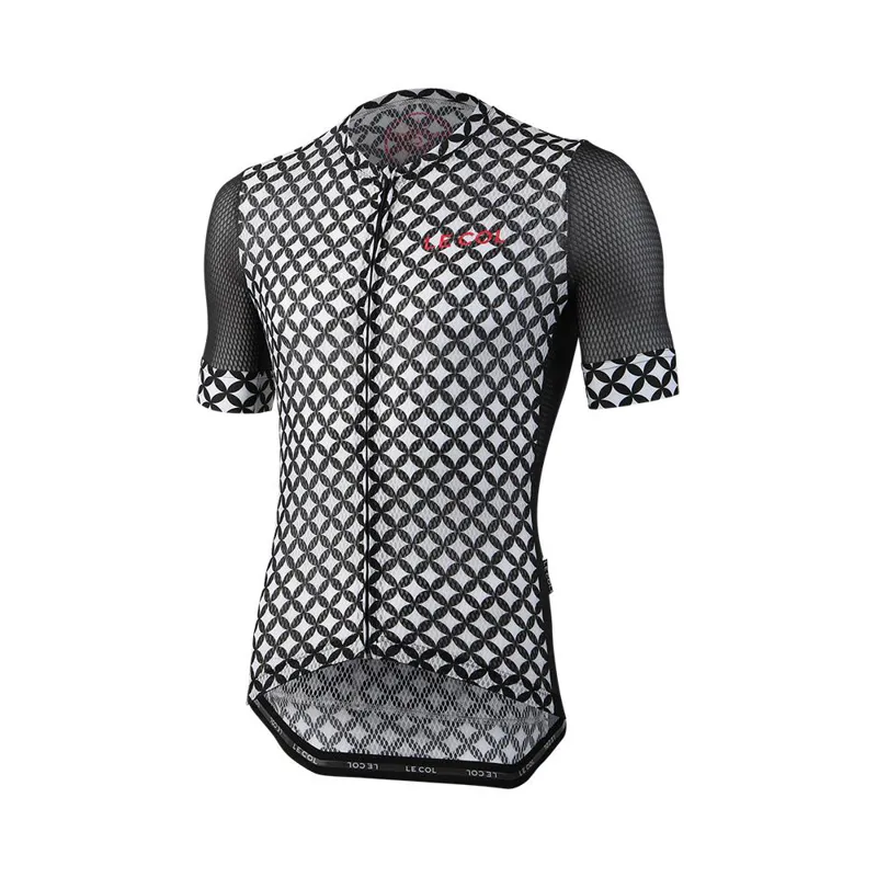 Le Col PRO AIR Short Sleeve Cycling Jersey Mesh Black White