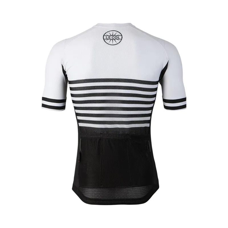 Black and white cycling jersey online