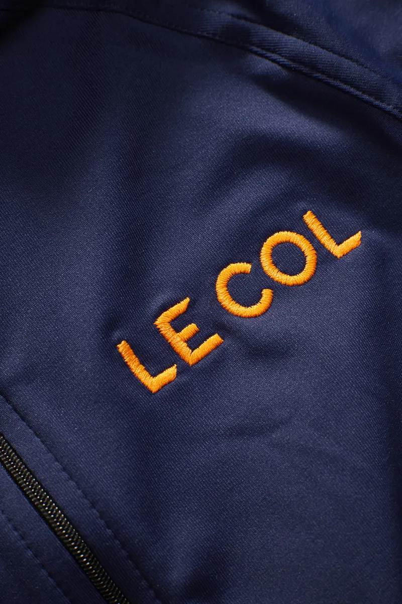 Le Col PRO Mens Short Sleeve Cycling Jersey : Navy / Orange-5