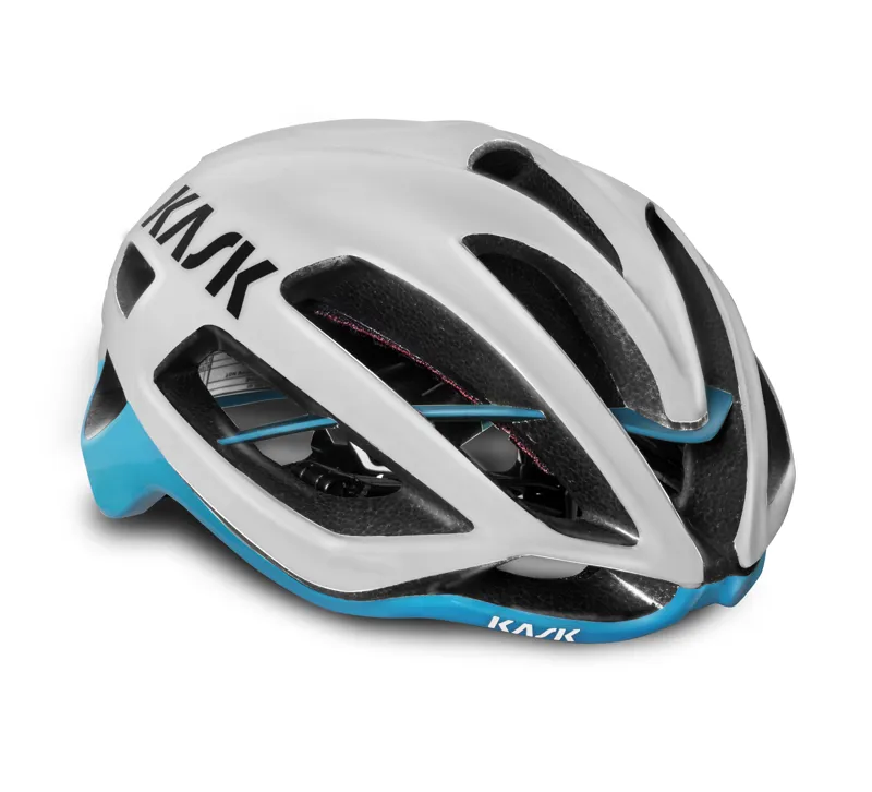 Kask Protone : White/Light Blue