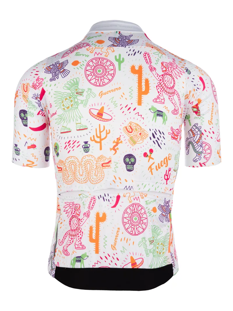 Q36.5 Short Sleeve Cycling Jersey G1 : FUEGO WHITE-1