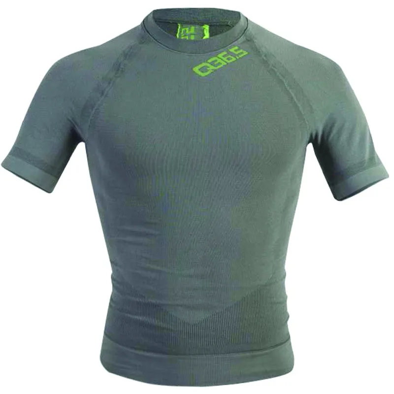Q36.5 Intimo 2 Short Sleeve Base Layer : Anthracite / Titanium