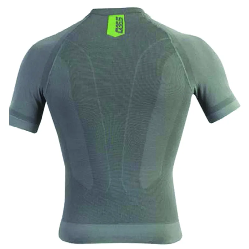 Q36.5 Intimo 2 Short Sleeve Base Layer : Anthracite / Titanium-1