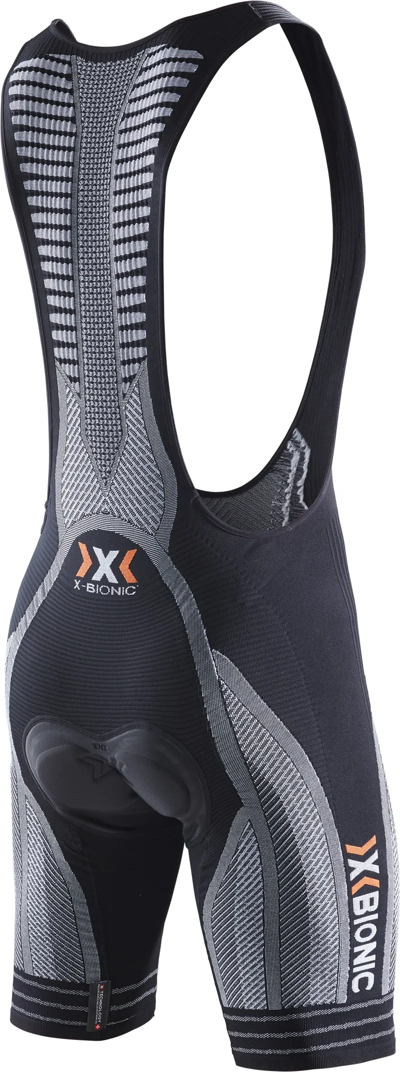 X-Bionic Trick Bib Short : Black / White-1