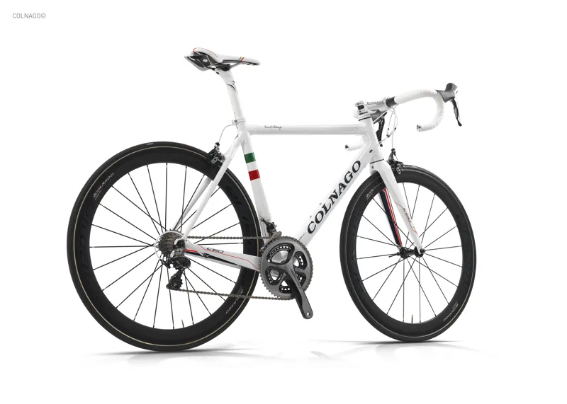 Colnago C60 Italia Dual Routed Frameset : White RSWH