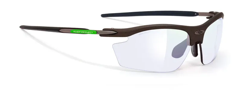 Rudy Project RYDON: Matt Black / Fluo Green (Photochromic Clear)