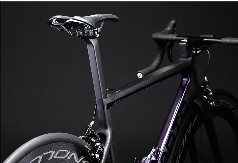 Sarto LAMPO Carbon Aero Road Bike FRAMESET : Black / Purple Chrome-2