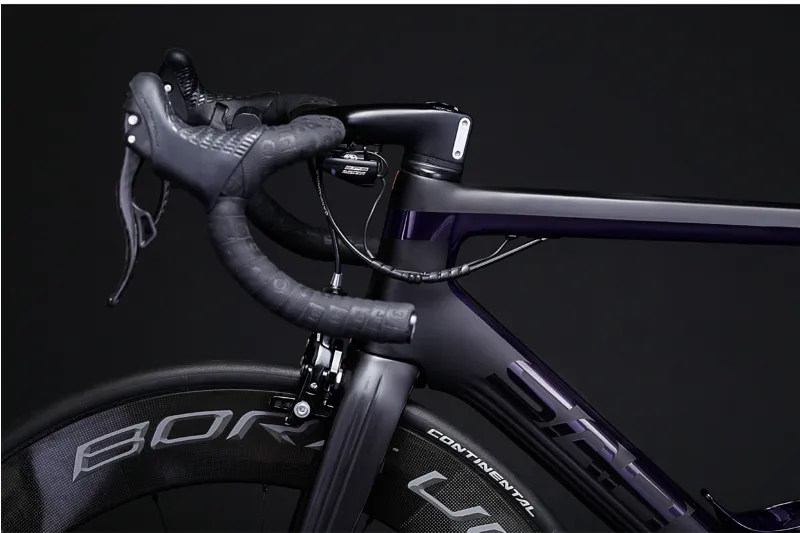 Sarto LAMPO Carbon Aero Road Bike FRAMESET : Black / Purple Chrome-1