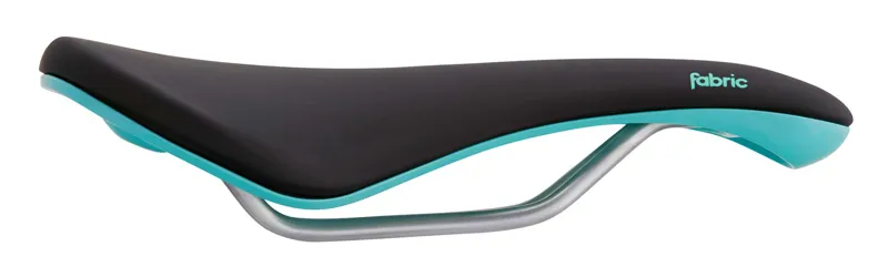 Fabric Scoop GEL Elite Saddle : Black / Aqua-4