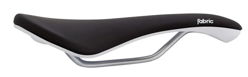 Fabric Scoop GEL Elite Saddle : Black / White-4