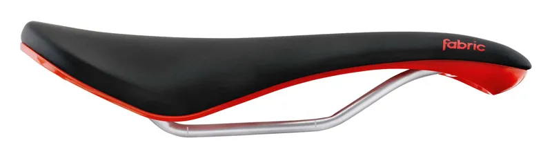 Fabric Scoop : RADIUS Saddle : Elite : Black / Red