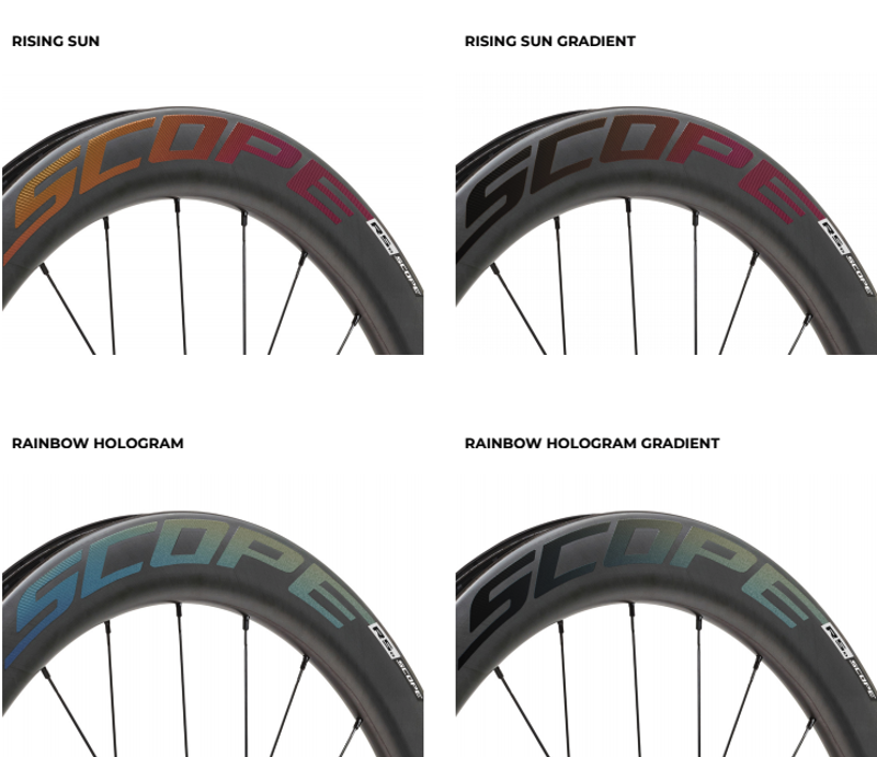 Scope Custom Decals for R4C RIM Brake Wheels-4