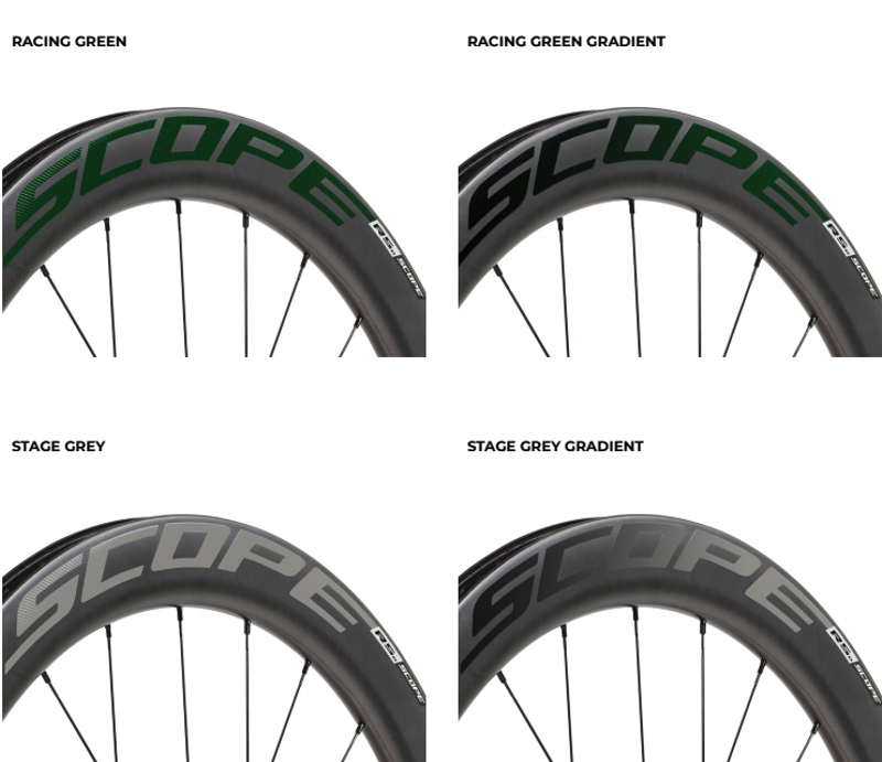 Scope Custom Decals for R4C RIM Brake Wheels-5