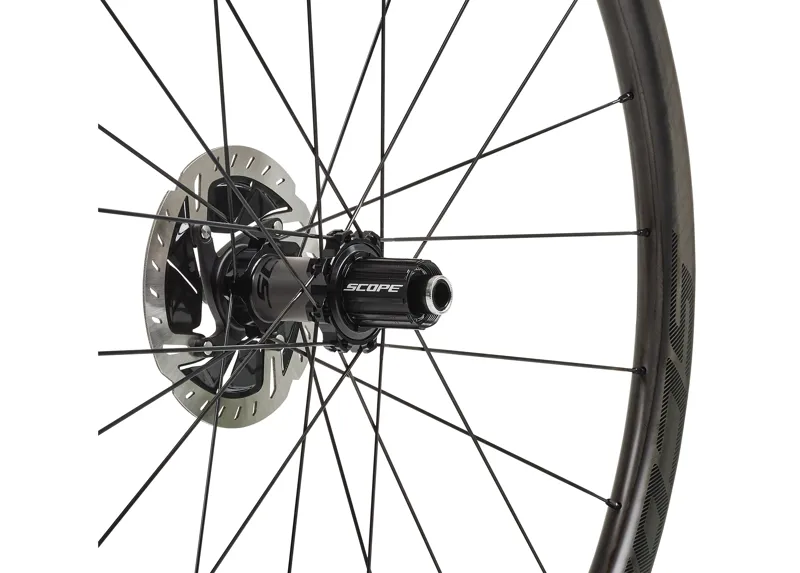 Scope Wheels : R3D Tubeless Ready Carbon DISC Brake Wheels : SHIMANO-6