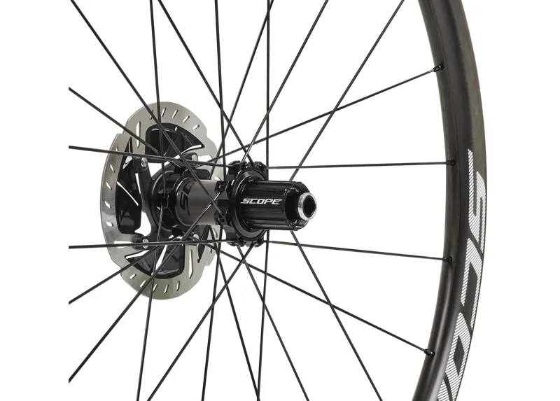 Scope Wheels : R3D Tubeless Ready Carbon DISC Brake Wheels : SHIMANO-7