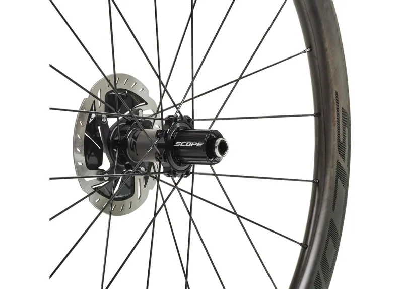 Scope Wheels : R4D Tubeless Ready Carbon DISC Brake Wheels: CAMPAGNOLO-6