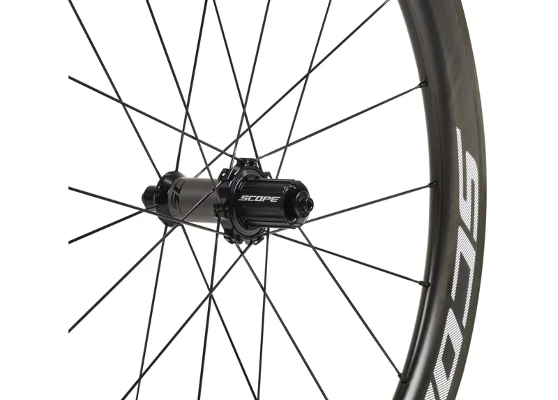 Scope Wheels : R5C Tubeless Ready Carbon RIM Brake Wheels : SHIMANO-7