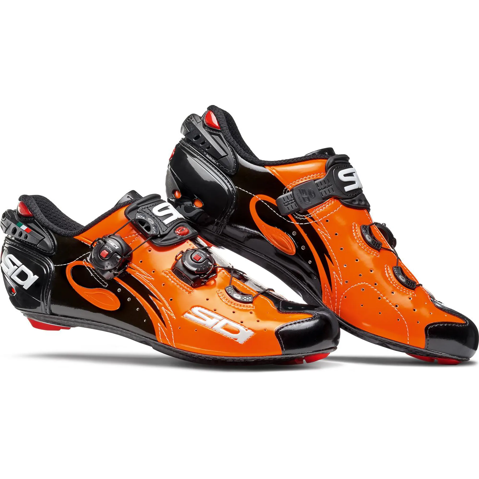 SIDI Wire Carbon Vernice Road Cycling Shoes Orange/Black