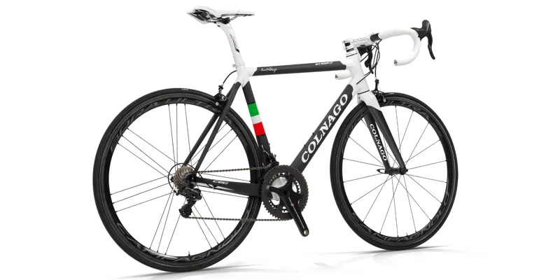 Colnago C60 Racing Dual Routed Frameset : Carbon / Gloss White PLWH-1