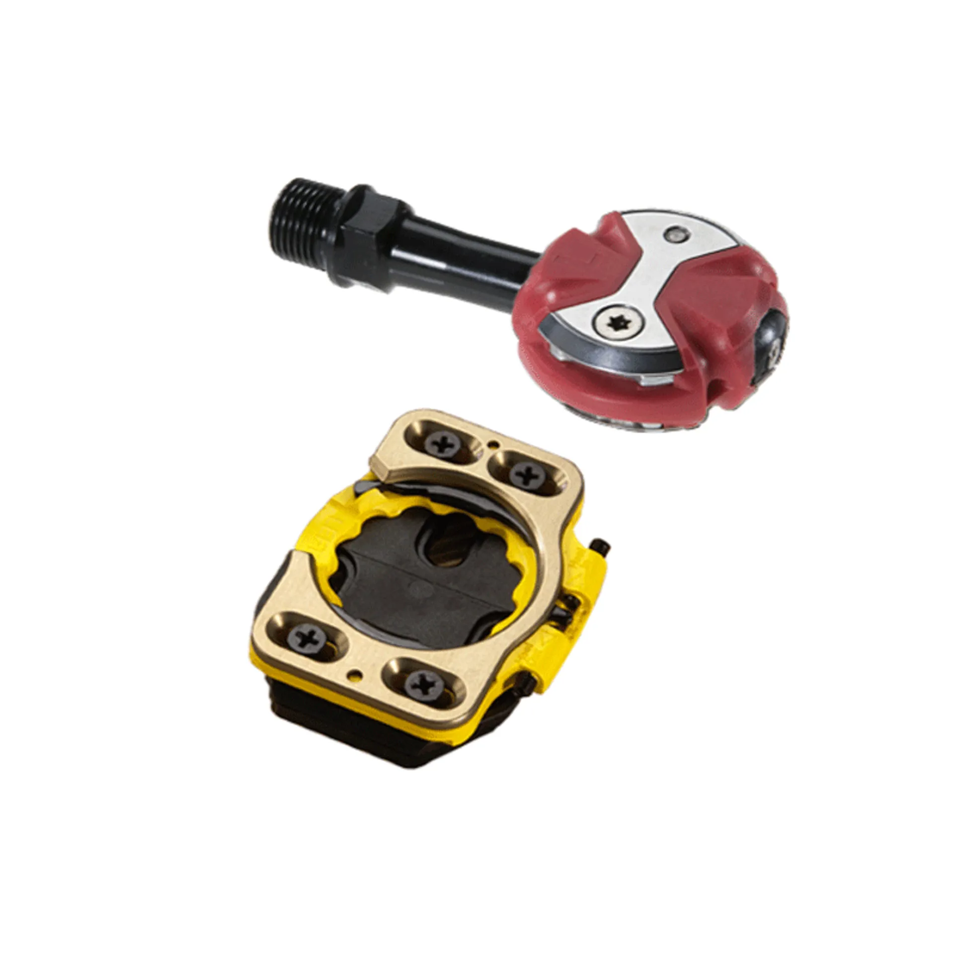 Pédales Speedplay Zero Acier Inoxydable 9/16 Pour Vélo De Route - Rouge