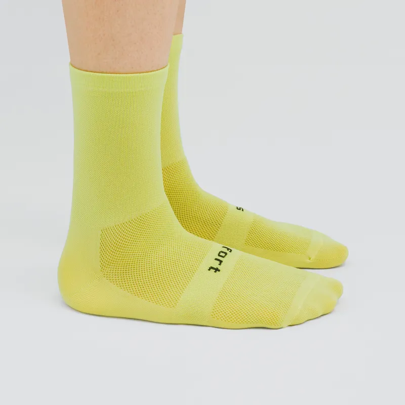 SAYGRRR T903 Cycling Socks : TOUR DE FRANCE : Light Yellow-2