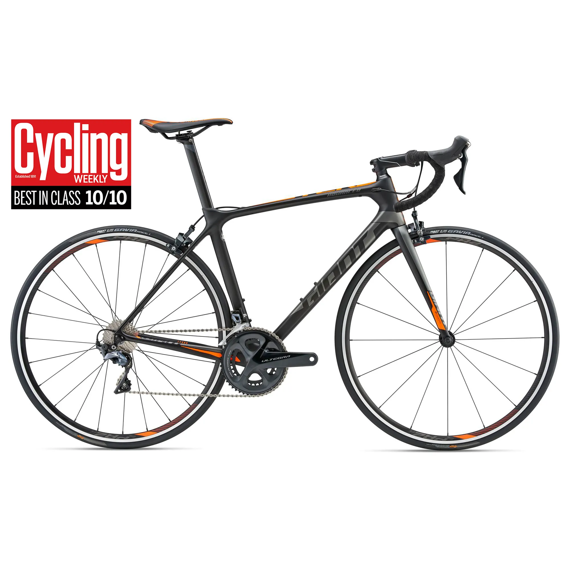 2018 Giant TCR Advanced Ultegra Carbon Smoke Neon Orange