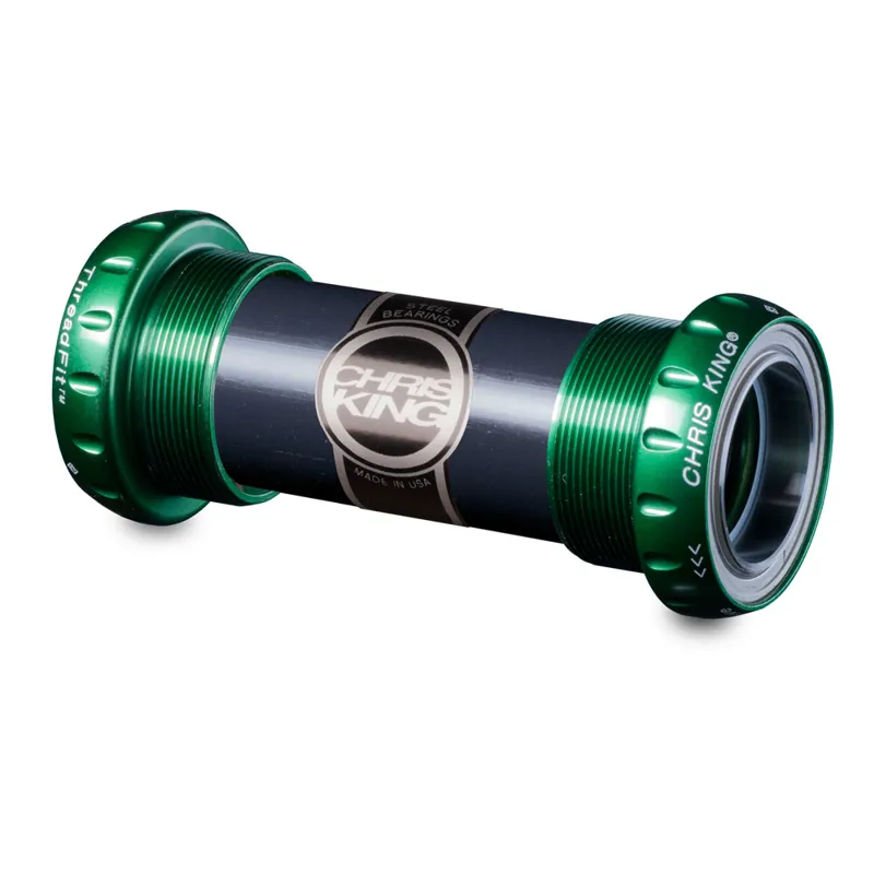 Chris King Threadfit 24 Bottom Bracket : BSA Thread : Green