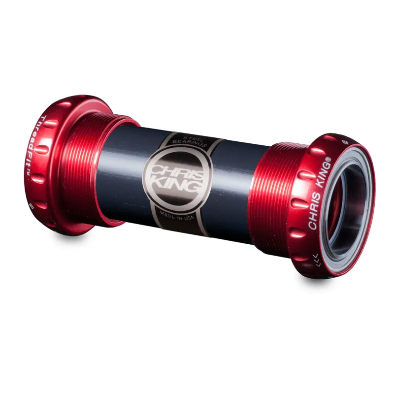 Chris King Threadfit 24 Bottom Bracket : BSA Thread : Red