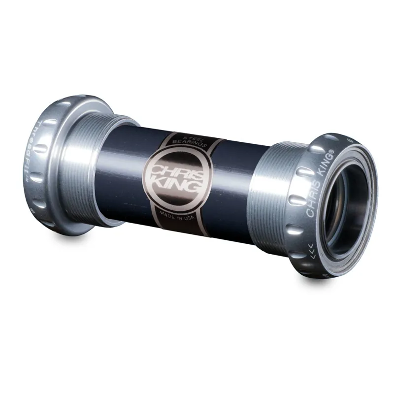 Chris King Threadfit 24 Bottom Bracket : BSA Thread : Silver