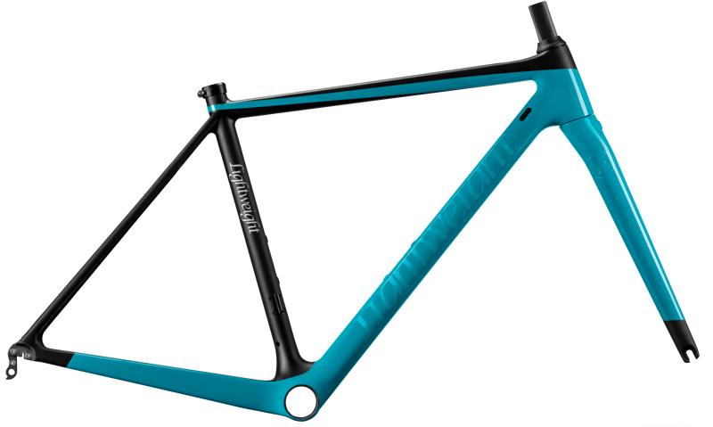 Lightweight Urgestalt DISC Carbon Road Bike FRAME : CYAN-1